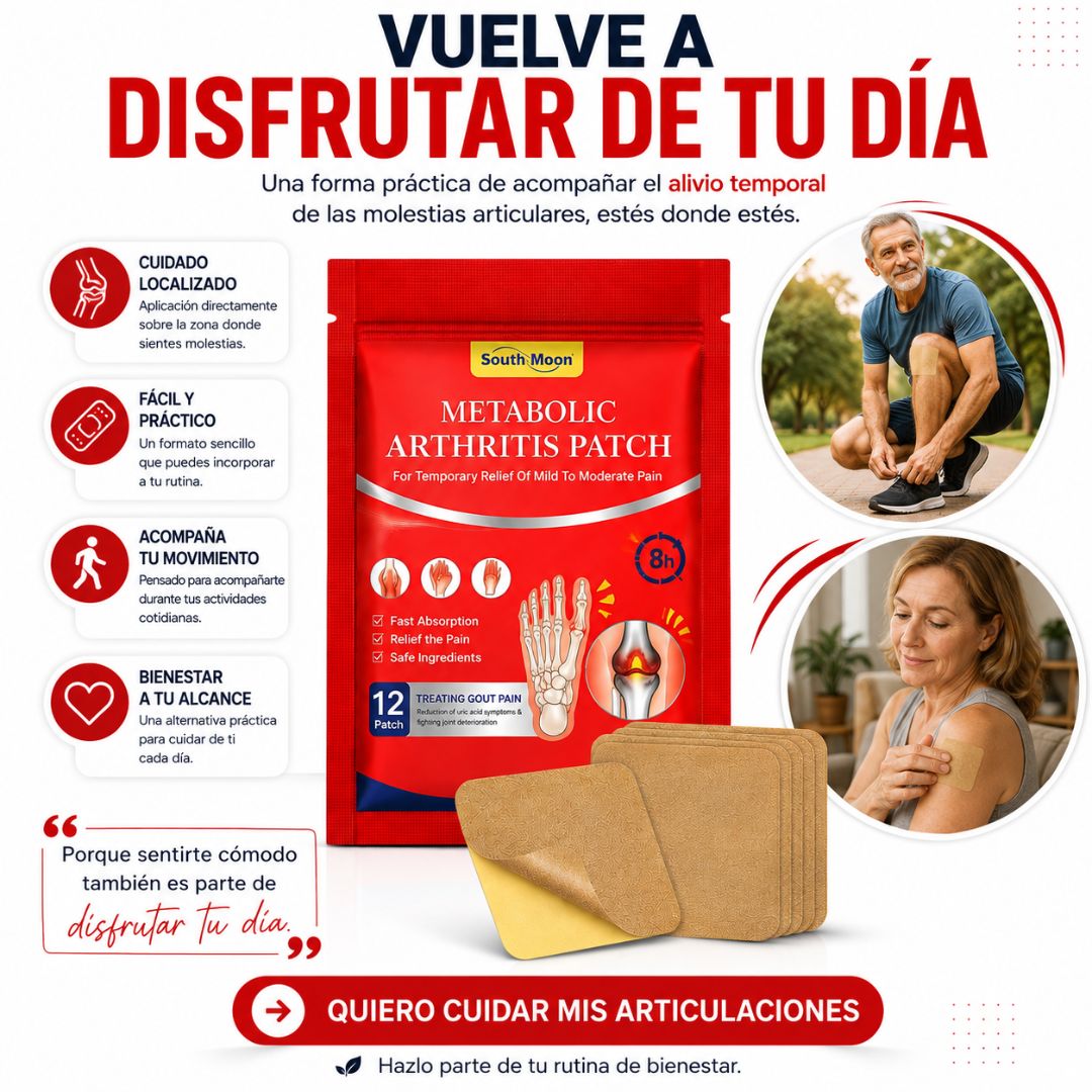 Metabolic Arthritis Patch – Parches de Confort Articular